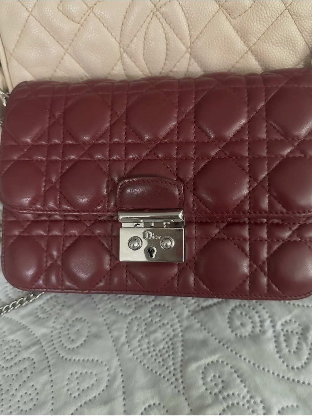 Dior Miss dior Cannage Quilted Crossbody Bag